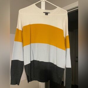 French Connection Color Block Sweater